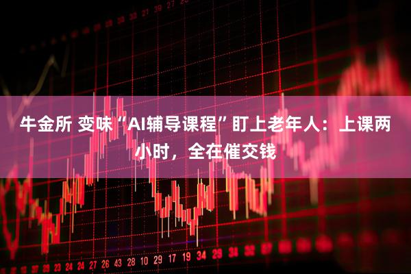 牛金所 变味“AI辅导课程”盯上老年人：上课两小时，全在催交钱